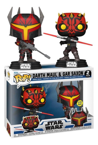 Figura De Vinilo Funko Pop! Star Wars: Darth Maul Y Gar Saxo