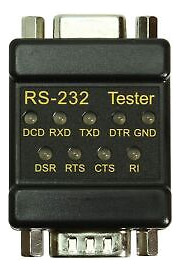 Cablemax Rs-232 Led Link Tester Db-9 Male To Db-9 Female Ssb