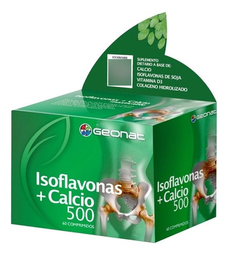 Nuevo Isoflavonas+calcio 500