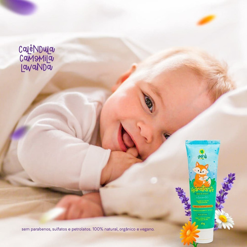 Imagem 2 de 10 de Hidratante Natural Relaxante P/ Bebê Verdi Natural ® Vegano