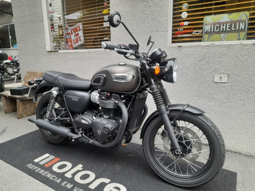 Imagem 3 de 6 de Triumph Bonneville T 100 - 20/20 - Cinza - 4.000 Km