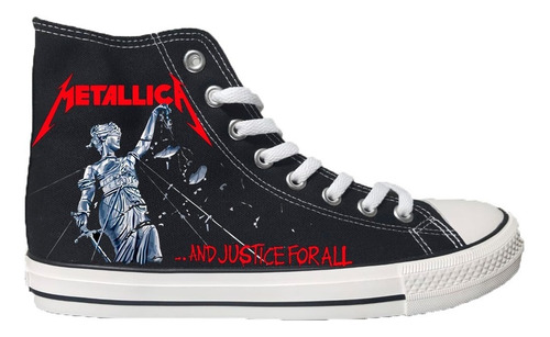 Zapatillas Estampada Metallica