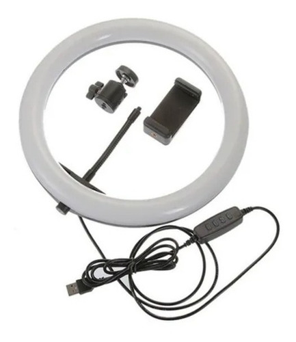 Imagen 9 de 9 de Aro De Luz Rgb Led Flash 33 Cm Fotografía Selfie + Trípode