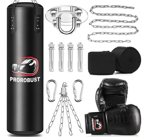 Prorobust Saco De Boxeo, Juego De Bolsas De Boxeo Pesadas De