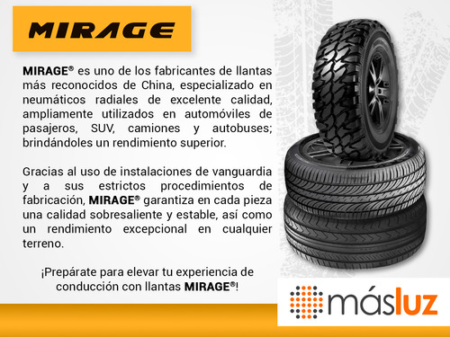 Par Llantas Mr-166 Mirage Medida 155/80r13 79t