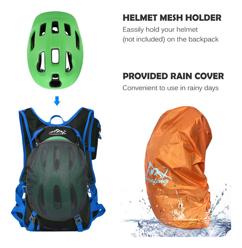 Mochila De Ciclismo Con Funda Para Lluvia Mochila Water Hydi