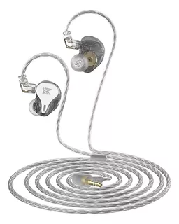 Auriculares Kz Dq6 In Ear Con Microfono Plata Monitoreo Hifi