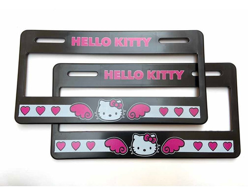 Juego Portaplacas Hello Kitty Universal