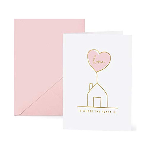 Paquete De 6 Tarjetas De Papel A6  Home Is Where The He...