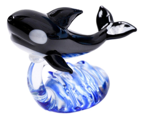 Figura De Ballena De Cristal, Modelo De Adorno De Estilo B