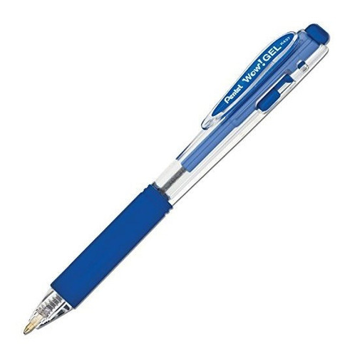 Bolígrafo Gel Retráctil Pentel Wow! - 0.7mm, Azul, C