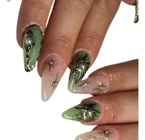 Comprar Uñas Postizas, Uñas Prensas, 24 Unidades, Uñas Postizas Con Design Nails A01