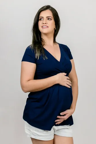 Bata Gestante Amamentação Premium  Viscolycra Miss Mamma