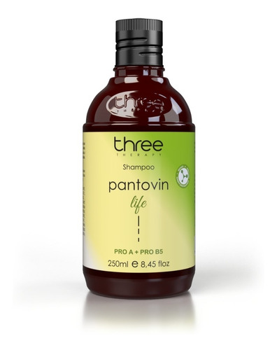 Shampoo Pantovin Three Therapy 250ml Cresce Até 3x + Rápido 