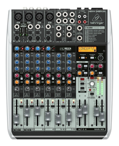 Consola Mixer Behringer Xenyx Qx1204usb 8 Canales