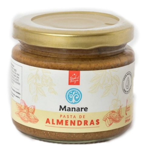 Mantequilla De Almendras Manare 200gr Onlynaturalstore