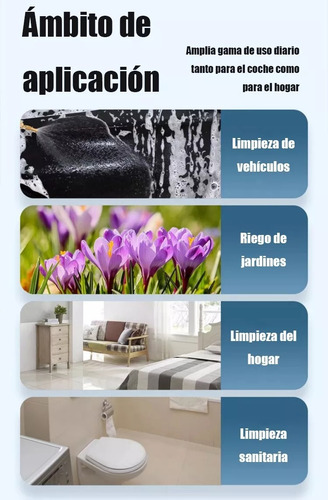 Pulverizador De Espuma Con Bomba De Lavado Manual De 2l