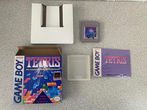 Tetris Gameboy Juego Y Manual Original (en Caja Custom)