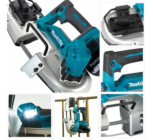 Serra de Fita 18V Sem Fio Com Motor BL Controle Velocidade Iluminação Cortes Frio DPB183Z Makita
