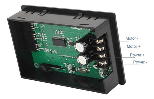 Controlador De Velocidad Del Motor De Cepillo Dc Con Control