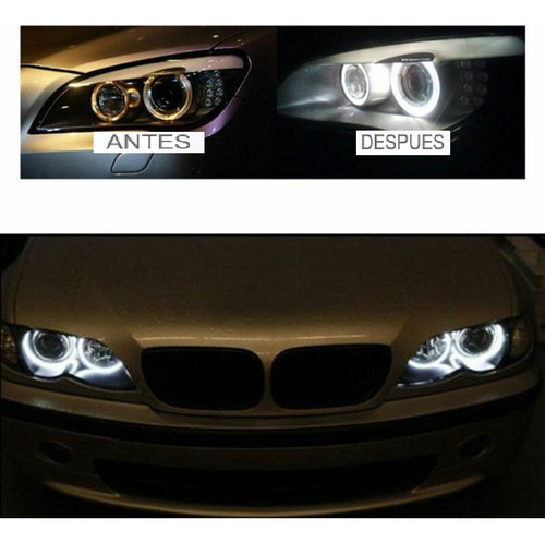 Lámpara Led Ojo De Ángel Bmw S5,6,7,x3,5 6000k Blanco Canbus