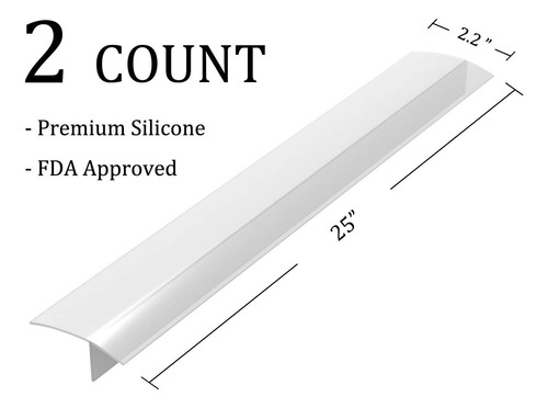 #1 Stove Counter Gap Cover, Set Of 2 Semi-transparent ...