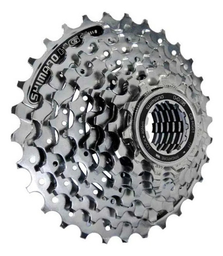 Cassete Shimano Cs-hg51 8v 11/32d Cor Prata