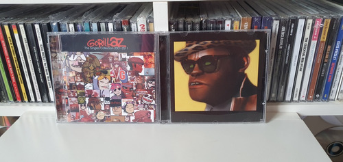 Cd Gorillaz - Singles Collection +cd Gorillaz Humanz - Leia!