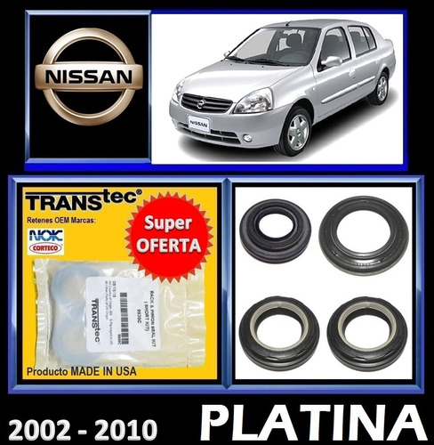 Nissan Platina 2002 -2010 Kit Cremallera Dirección Hidraulic