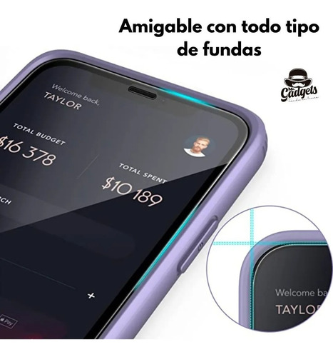 Imagen 9 de 10 de 10pz Cristal Templado 9d Para Todos iPhone Pantalla Completa