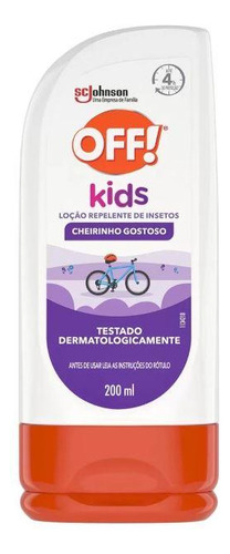 Off Kids  Loção Repelente De Insetos 200ml !