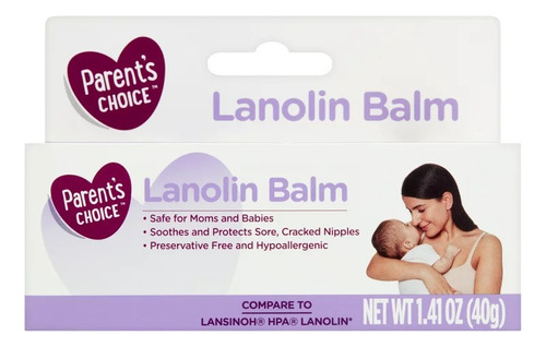 Crema Parent's Choice Lanolin Balm 40 G 40 Ml