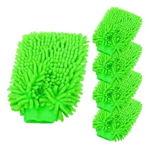 Comprar Kit 5 Luva Microfibra Lavagem Automotiva Multiuso Limpeza