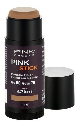 Imagem 1 de 4 de Pink Stick Protetor Solar E Base Fps 90 Pink Cheeks Cor 42km