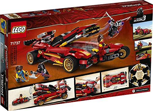 Juguete De Construcción Lego Ninjago Legacy X-1 Ninja Charge