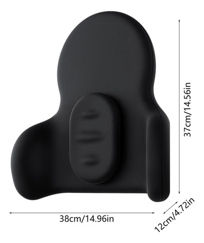 X Cojín Ergonómico De Soporte Lumbar Ajustable For Coche, Es