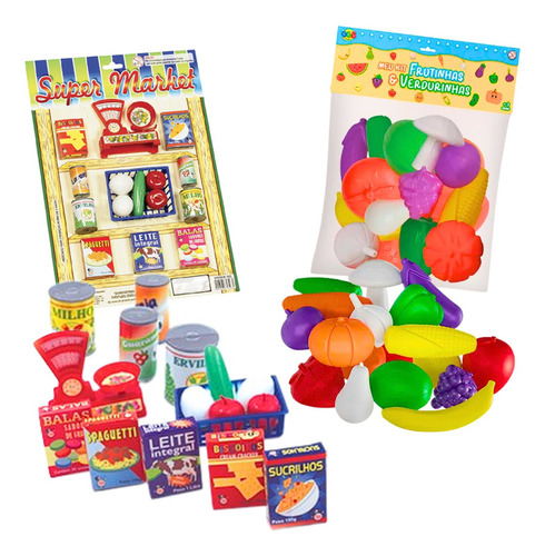 Frutas E Legumes Infantil + Mercadinho Infantil Comidinha