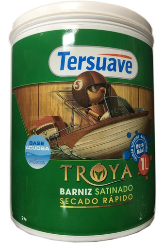 Barniz Al Agua Satinado Semimate 1 Lt Tersuave Ferreplus