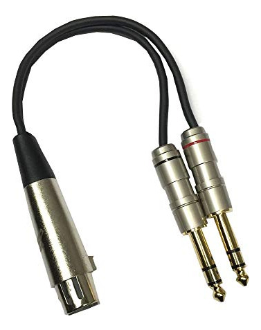 Cable Divisor Xlr De 6 Clavijas Studio Z, Dorado, 3 Pines, H