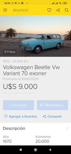 Vw Fusca  Baja California 74 .llantas 14 Exonerado 74