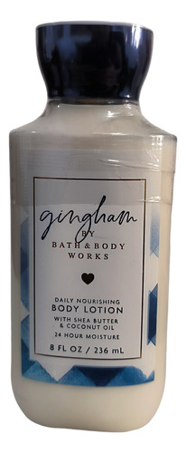 Crema Bath & Body Works Original. Gingham 