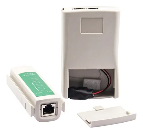 Tester De Red Probador Cable Redes Rj45 Rj11 Utp + Funda