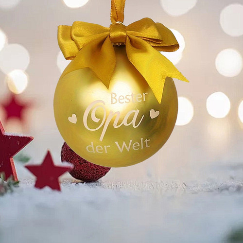 Nuevas Bolas De Árbol De Navidad Conmemorativas Para Abuelos
