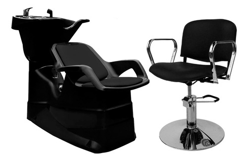 Kit Lavacabezas + Sillon Hidráulico Peluquería Barbería 