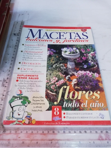 Revista Macetas Balcones Y Jardines No 8 Noviembre 1997