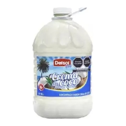 Concentrado Delsol Sabor Crema De Coco 5 L