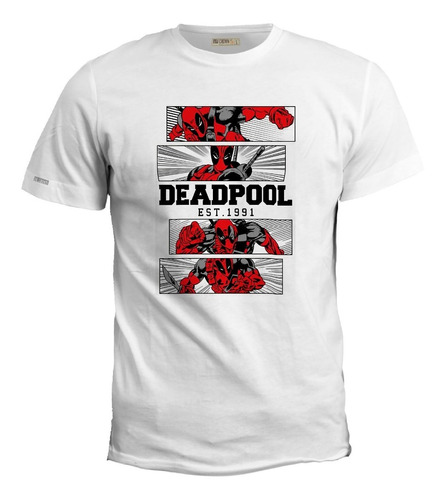 Camiseta 2xl - 3xl Deadpool Dead Pool Comic Superheroe Zxb