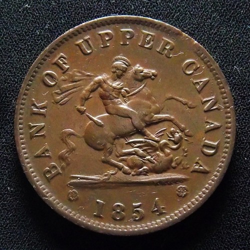 Canadá Baja Canadá 1 Penny 1854 Muy Bueno Km Tn3