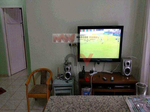 Kitnet À Venda, 45 M² Por R$ 138.000,00 - Tupi - Praia Grande/sp - Kn0091