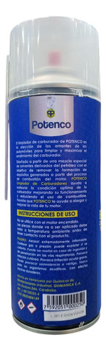 Limpiador De Carburador Potenco Aerosol 430 Cm3